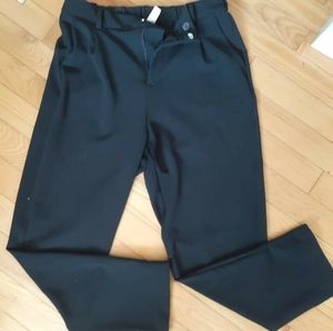 Stretchy high waisted dress pants